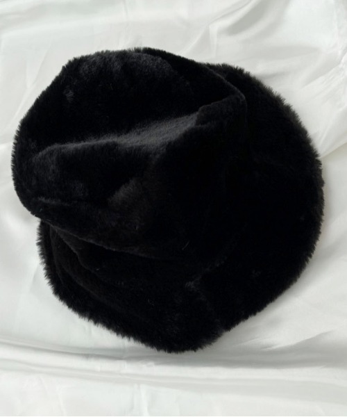 PairPair（ペアペア）の「アソートファーバケハ（ハット・レディース・ブラック/アイボリー/ブラウン系その他/ベージュ系その他・FREE）」の7枚目の写真