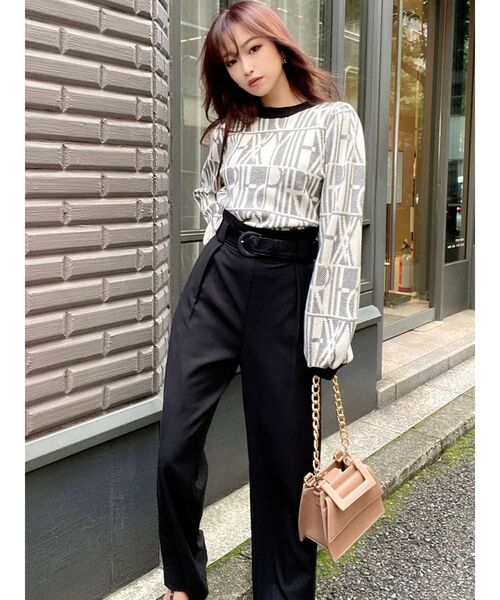 RESEXXY（リゼクシー）の「フロントタックワイドパンツ（その他パンツ・レディース・ブラック/ベージュ/ブルー・FREE）」の17枚目の写真