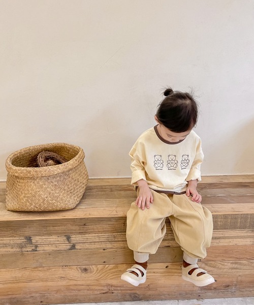 aimoha（アイモハ）の「【aimoha-KIDS-】子供服 裾絞りカーゴチノパンツ（カーゴパンツ・キッズ・ダークグレー/ベージュ・100/120/110/80/90/130）」の5枚目の写真