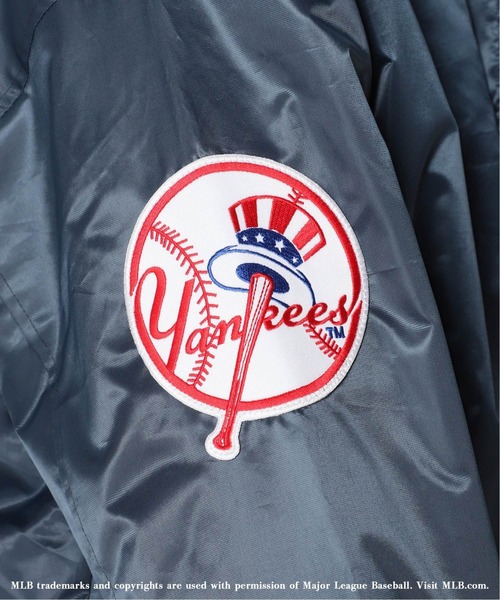 Fanatics(ファナティクス)の「【FANATICS / ファナティクス】JOURNAL STANDARD別注 サテン ジャケット MLB(スタジャン・メンズ・ブルー系その他/ネイビー/ブラウン/グリーン・MEDIUM/LARGE)」の5枚目の写真