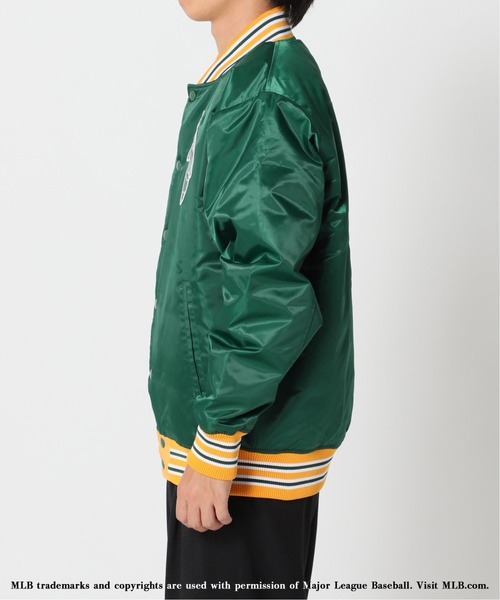 Fanatics(ファナティクス)の「【FANATICS / ファナティクス】JOURNAL STANDARD別注 サテン ジャケット MLB(スタジャン・メンズ・ブルー系その他/ネイビー/ブラウン/グリーン・MEDIUM/LARGE)」の12枚目の写真