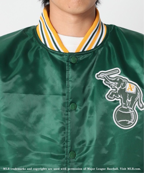 Fanatics(ファナティクス)の「【FANATICS / ファナティクス】JOURNAL STANDARD別注 サテン ジャケット MLB(スタジャン・メンズ・ブルー系その他/ネイビー/ブラウン/グリーン・MEDIUM/LARGE)」の16枚目の写真