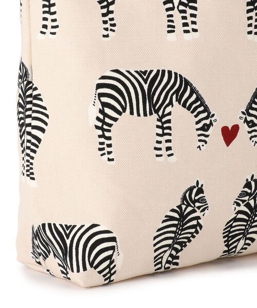 BOHEMIANS（ボヘミアンズ）の「BOHEMIANS/ボヘミアンズ　SMALL ZEBRA TOTE BAG M　スモールゼブラトートバッグ　M（ショルダーバッグ・レディース・ナチュラル/ブラック・FREE）」の9枚目の写真