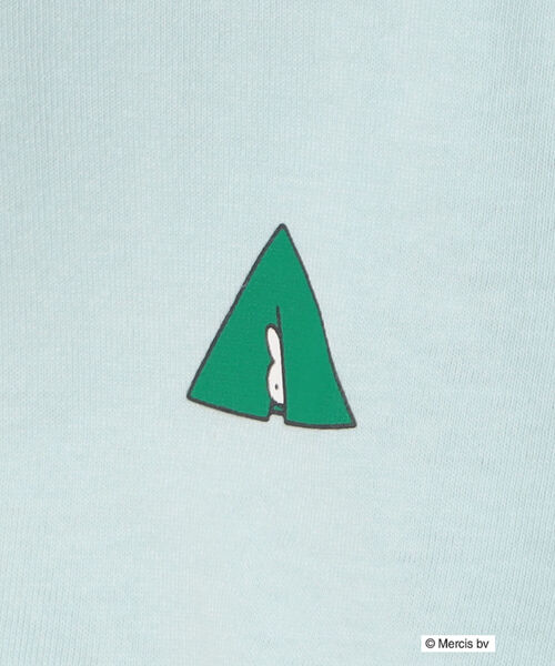 FREDY&GLOSTER(フレディアンドグロスター)の「【sportswear/スポーツウェア】miffy in tent ミッフィーロンT(Tシャツ/カットソー・レディース・ベージュ/オフホワイト/サックスブルー・FREE)」の7枚目の写真