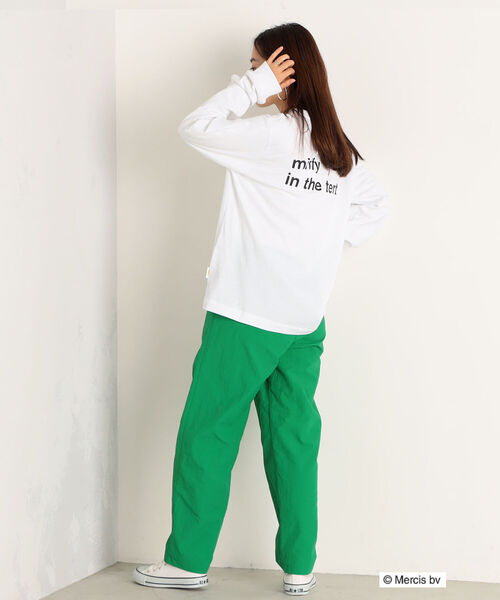 FREDY&GLOSTER(フレディアンドグロスター)の「【sportswear/スポーツウェア】miffy in tent ミッフィーロンT(Tシャツ/カットソー・レディース・ベージュ/オフホワイト/サックスブルー・FREE)」の6枚目の写真