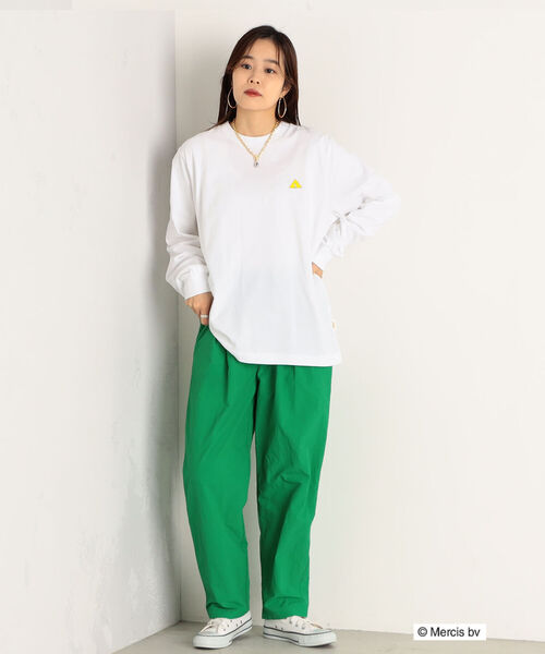 FREDY&GLOSTER(フレディアンドグロスター)の「【sportswear/スポーツウェア】miffy in tent ミッフィーロンT(Tシャツ/カットソー・レディース・ベージュ/オフホワイト/サックスブルー・FREE)」の8枚目の写真