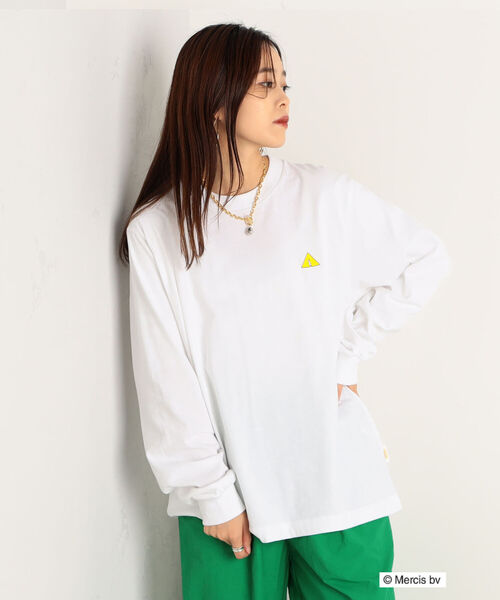 FREDY&GLOSTER(フレディアンドグロスター)の「【sportswear/スポーツウェア】miffy in tent ミッフィーロンT(Tシャツ/カットソー・レディース・ベージュ/オフホワイト/サックスブルー・FREE)」の9枚目の写真