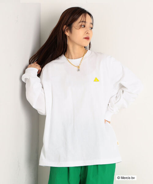 FREDY&GLOSTER(フレディアンドグロスター)の「【sportswear/スポーツウェア】miffy in tent ミッフィーロンT(Tシャツ/カットソー・レディース・ベージュ/オフホワイト/サックスブルー・FREE)」の10枚目の写真