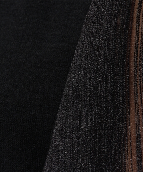 Kastane（カスタネ）の「【Kastane】袖チュールワンピース（ワンピース・レディース・グレー/ブラック・FREE）」の10枚目の写真