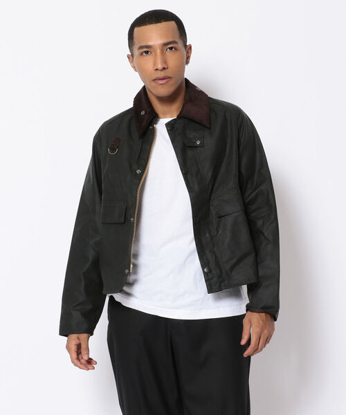 Barbour（バブアー）の「BARBOUR/バブアー/SPEY スペイ（ブルゾン・メンズ・セージグリーン/その他10/ブラック・S/M/L）」の2枚目の写真