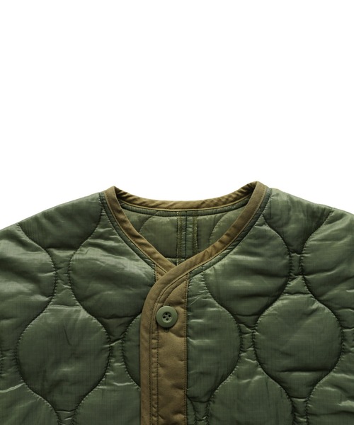 antiqua(アンティカ)の「キルティングライナーコート(ダウンジャケット/コート・キッズ・ブラック/カーキ・4/6)」の5枚目の写真