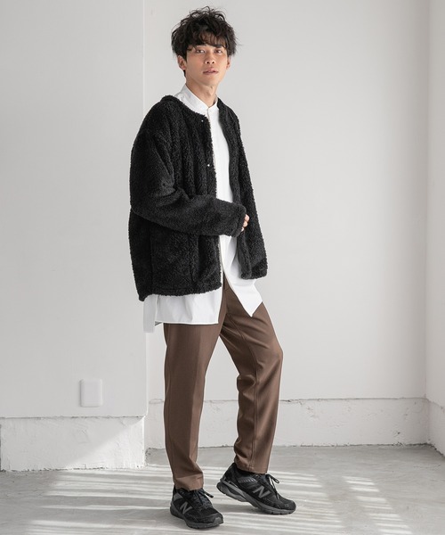 LOWRYS FARM（ローリーズファーム）の「ボアカーディガンＳＣＲＥＥＮＳＴＡＲＳ　259897（その他トップス・メンズ・ブラック/グリーン・LARGE/X-LARGE）」の5枚目の写真