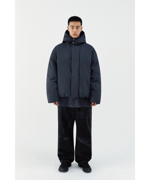 VIVASTUDIO(ビバスタジオ)の「MINIMAL HOODED PARKA(ダウンジャケット/コート・メンズ・ライトグリーン/ダークグレー・MEDIUM/LARGE)」の12枚目の写真