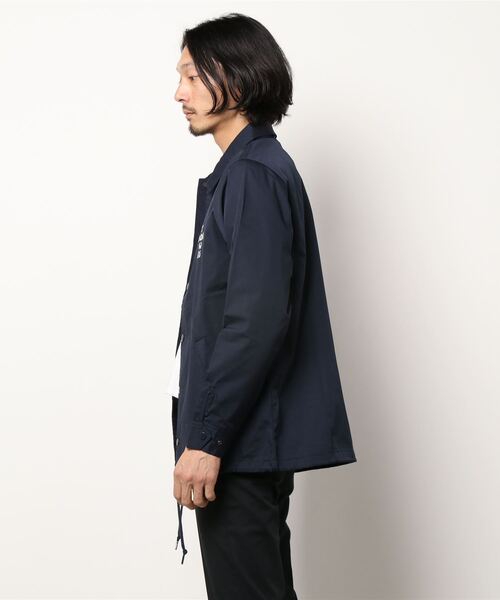 DOGTOWN（ドッグタウン）の「STONE FISH T/C COACH JACKET/DOGTOWN(ドッグタウン）ナイロンバックプリントコーチジャケット（ナイロンジャケット・メンズ・ネイビー/ブラック・MEDIUM/LARGE/X-LARGE）」の3枚目の写真