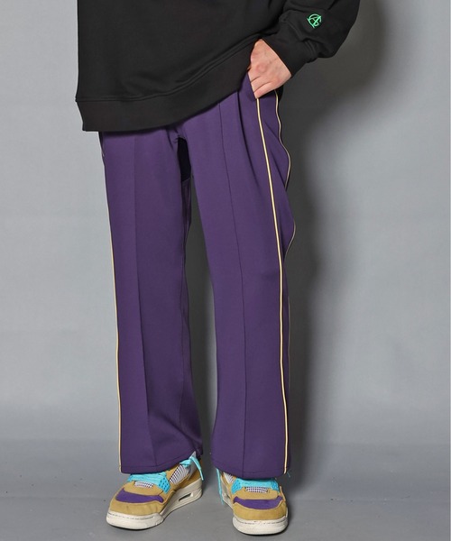 GALLIS ADDICTION（ガリスアディクション）の「GA COLOR TRUCK PANTS/カラー トラックパンツ（その他パンツ・メンズ・ブラック/パープル/グリーン・M/L）」の3枚目の写真