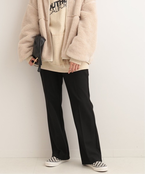 フレームワーク　裏起毛フレアーパンツ　ブラック　38 新品未使用 FRAMeWORK（フレームワーク）の「≪追加≫裏起毛フレアーパンツ