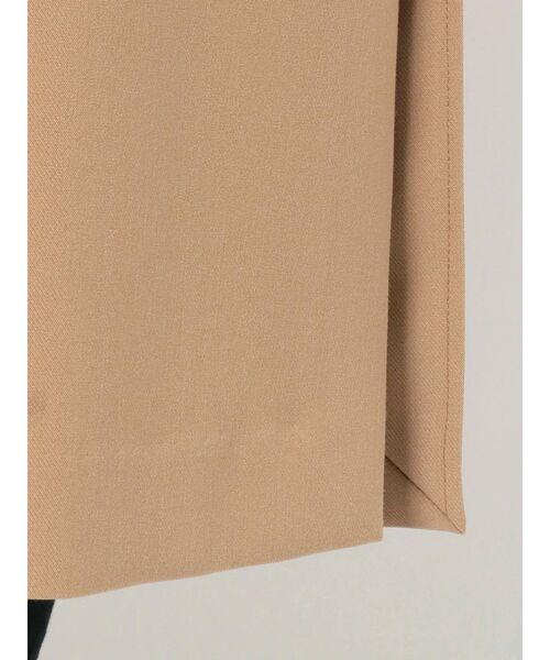 LAGUNAMOON（ラグナムーン）の「デザインヨークノーカラーコート（その他アウター・レディース・イエロー/ベージュ・SMALL/MEDIUM）」の12枚目の写真