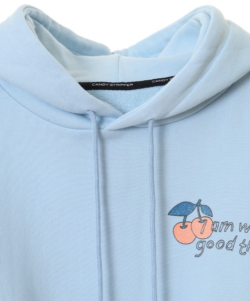 Candy Stripper（キャンディストリッパー）の「GOOD THINGS SWEAT HOODIE（パーカー・レディース・ライトブルー/ブラック/アイボリー・2）」の12枚目の写真