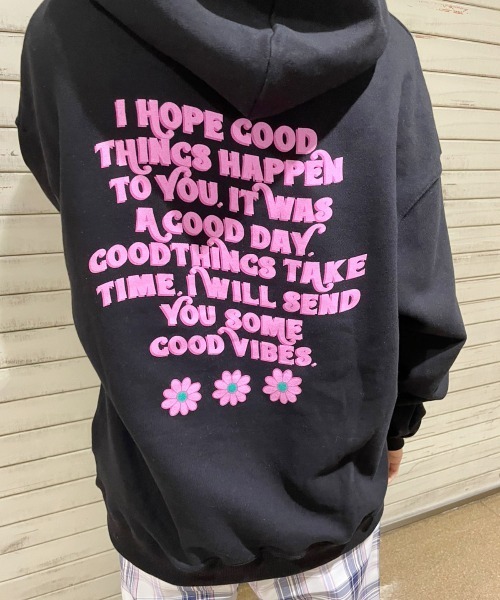 Candy Stripper（キャンディストリッパー）の「GOOD THINGS SWEAT HOODIE（パーカー・レディース・ライトブルー/ブラック/アイボリー・2）」の22枚目の写真