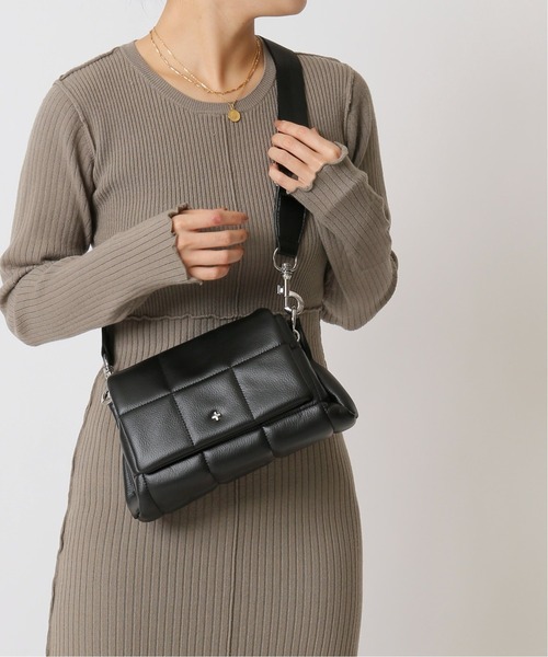U by SPICK&SPAN（ユーバイスピックアンドスパン）の「【PETA+JAIN/ペタアンドジェイン】キルティングショルダーBAG◆（ショルダーバッグ・レディース・ホワイト/ブラック・FREE）」の5枚目の写真