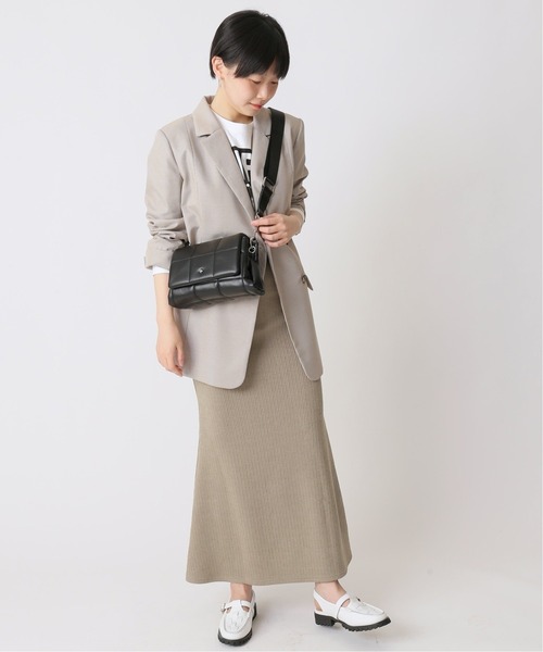 U by SPICK&SPAN（ユーバイスピックアンドスパン）の「【PETA+JAIN/ペタアンドジェイン】キルティングショルダーBAG◆（ショルダーバッグ・レディース・ホワイト/ブラック・FREE）」の8枚目の写真
