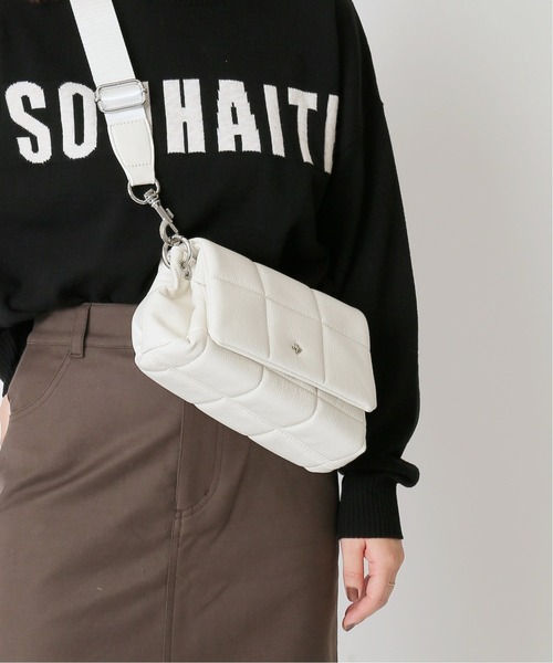 U by SPICK&SPAN（ユーバイスピックアンドスパン）の「【PETA+JAIN/ペタアンドジェイン】キルティングショルダーBAG◆（ショルダーバッグ・レディース・ホワイト/ブラック・FREE）」の10枚目の写真