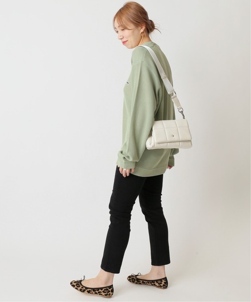 U by SPICK&SPAN（ユーバイスピックアンドスパン）の「【PETA+JAIN/ペタアンドジェイン】キルティングショルダーBAG◆（ショルダーバッグ・レディース・ホワイト/ブラック・FREE）」の13枚目の写真