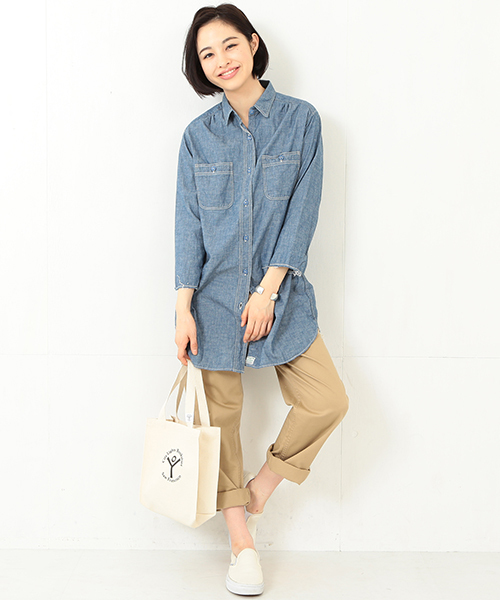BEAMS BOY(ビームスボーイ)の「BEAMS BOY / NEW アーミーチノ 9分丈(チノパンツ・レディース・カーキ/ネイビー・0/1/2)」の20枚目の写真