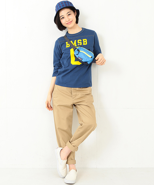 BEAMS BOY(ビームスボーイ)の「BEAMS BOY / NEW アーミーチノ 9分丈(チノパンツ・レディース・カーキ/ネイビー・0/1/2)」の13枚目の写真