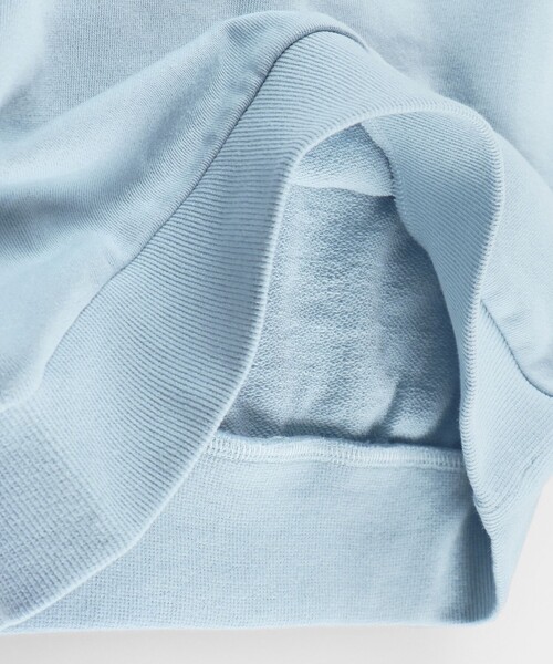 BRANSHES（ブランシェス）の「【クレイジースリーブ】ロゴトレーナー（スウェット・キッズ・アイボリー/サックスブルー・100/90/120/110/130/140/150）」の16枚目の写真