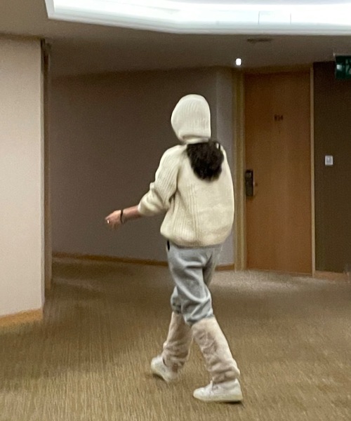 Didot.showroom（ディドット ショールーム）の「balaclava knit tops set / 《同ニット》バラクラバ＆ニットトップスSET（ニット/セーター・レディース・ベージュ/ネイビー/アイボリー/グリーン/ラベンダー・FREE）」の10枚目の写真