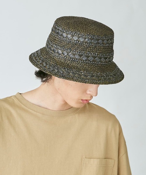 OVERRIDE（オーバーライド）の「OVERRIDE PANAMA BUCKET（ハット・メンズ・ベージュ/ブラック/ブラウン・58cm）」の4枚目の写真