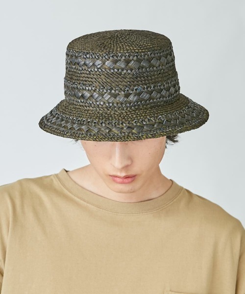OVERRIDE（オーバーライド）の「OVERRIDE PANAMA BUCKET（ハット・メンズ・ベージュ/ブラック/ブラウン・58cm）」の5枚目の写真