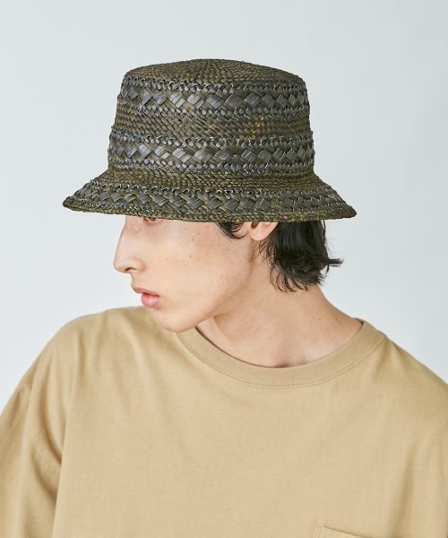 OVERRIDE（オーバーライド）の「OVERRIDE PANAMA BUCKET（ハット・メンズ・ベージュ/ブラック/ブラウン・58cm）」の6枚目の写真