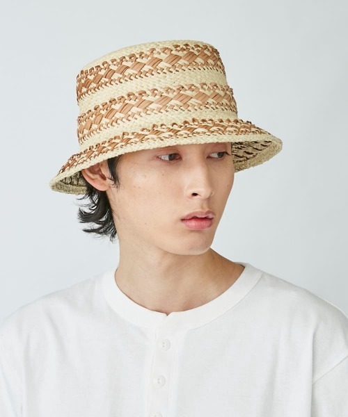 OVERRIDE（オーバーライド）の「OVERRIDE PANAMA BUCKET（ハット・メンズ・ベージュ/ブラック/ブラウン・58cm）」の12枚目の写真