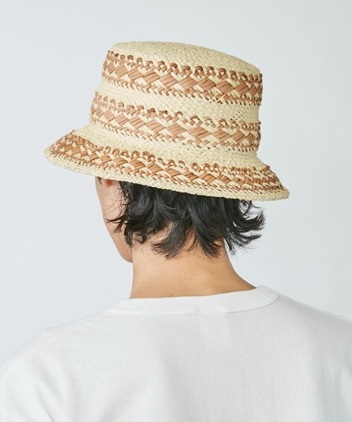 OVERRIDE（オーバーライド）の「OVERRIDE PANAMA BUCKET（ハット・メンズ・ベージュ/ブラック/ブラウン・58cm）」の13枚目の写真
