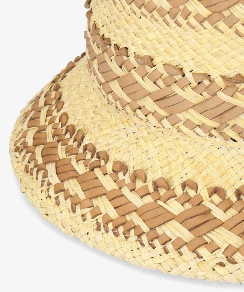 OVERRIDE（オーバーライド）の「OVERRIDE PANAMA BUCKET（ハット・メンズ・ベージュ/ブラック/ブラウン・58cm）」の16枚目の写真