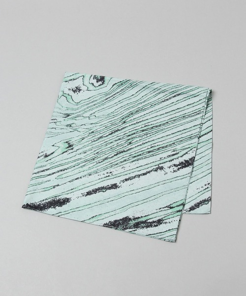 HARE(ハレ)の「ウルシガラスカーフ(HARE)(バンダナ/スカーフ・メンズ・ブラック/ライトブルー・FREE)」の14枚目の写真