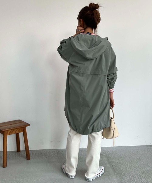 Doux archives（ドゥアルシーヴ）の「コクーンシルエットマウンテンパーカー（ミリタリージャケット・レディース・アイボリー/ブラック/カーキ・FREE）」の17枚目の写真