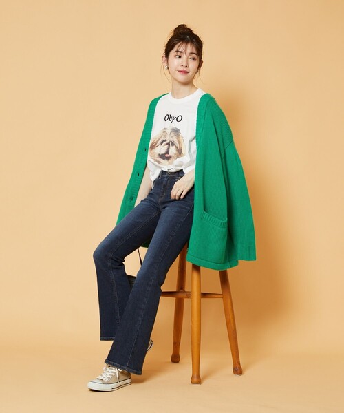 FREAK'S STORE(フリークスストア)の「SOMETHING/サムシング LISA FLARE/リサフレアデニム(デニムパンツ・レディース・ブルー/ネイビー・XS/M/S)」の9枚目の写真