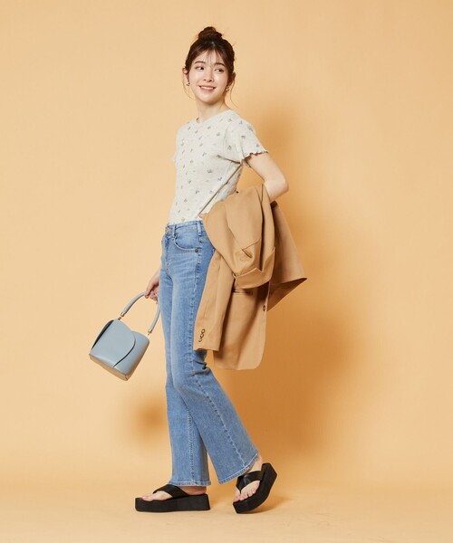 FREAK'S STORE(フリークスストア)の「SOMETHING/サムシング LISA FLARE/リサフレアデニム(デニムパンツ・レディース・ブルー/ネイビー・XS/M/S)」の11枚目の写真