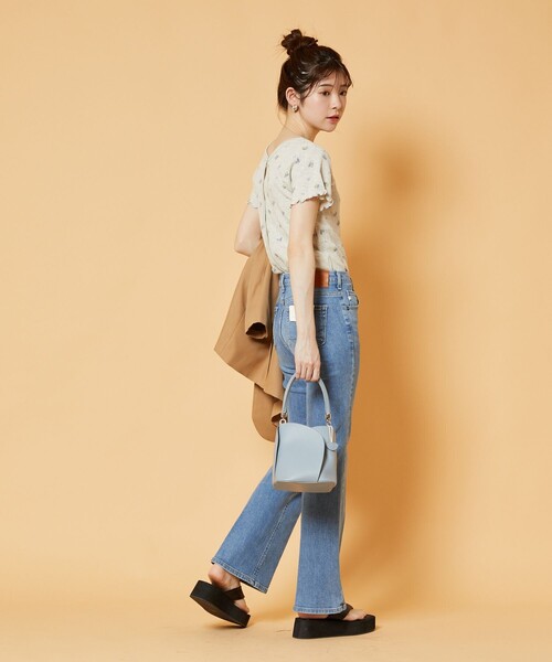 FREAK'S STORE(フリークスストア)の「SOMETHING/サムシング LISA FLARE/リサフレアデニム(デニムパンツ・レディース・ブルー/ネイビー・XS/M/S)」の13枚目の写真