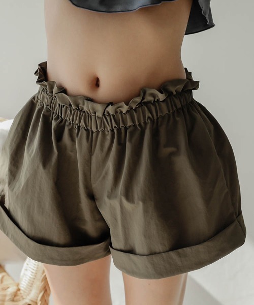 Dalfwin(ダールフィン)の「2022 S/S 春夏 水着 Earth colorオフショルダービキニ×ショートパンツ タンキニセット(水着・レディース・ベージュ/ブラウン/グレー・SMALL/MEDIUM/LARGE)」の13枚目の写真
