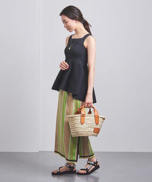 near.nippon.（ニアーニッポン）の「＜near.nippon（ニアー ニッポン）＞ツイード ストライプ スカート（スカート・レディース・ベージュ・38/36）」の7枚目の写真