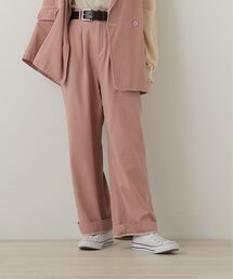 DOUBLE NAME | ソフトツイル2タックワイドパンツ(その他パンツ)
