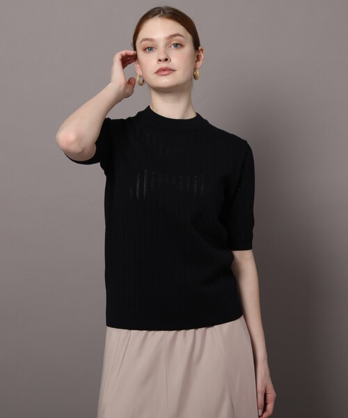 トップス Dressterior ドレステリア のニット セーター コットンアイレットハイネックニット 085 22 01 を購入できます Dressterior コットンアイレットハイネックニット ニット セーター Dressterior ドレステリア のファッション