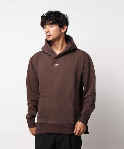 CUSTOM CULTURE（カスタムカルチャー）の「【JIM RICKEY】 起毛裏毛 プルオーバー パーカー（パーカー・メンズ・ブラック/トップグレー/ホワイト系1/ダークブラウン・2/3）」の4枚目の写真