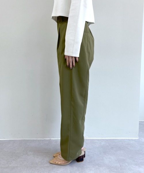 mystic（ミスティック）の「センターステッチハイウエストパンツ（その他パンツ・レディース・ベージュ/オフホワイト/カーキ・1/2）」の14枚目の写真