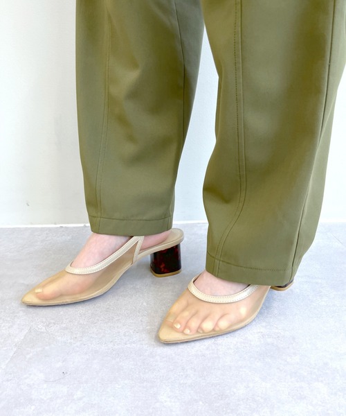 mystic（ミスティック）の「センターステッチハイウエストパンツ（その他パンツ・レディース・ベージュ/オフホワイト/カーキ・1/2）」の16枚目の写真