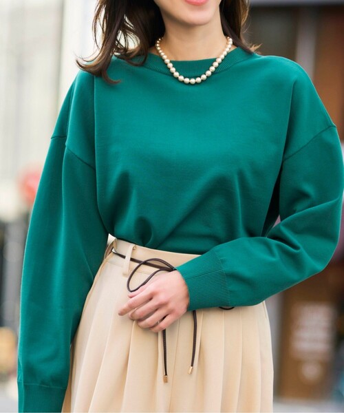 DRESKIP（ドレスキップ）の「◆前後2WAYニットカーディガン（ニット/セーター・レディース・ダークグリーン/オフホワイト/イエロー系その他・02/03/04）」の15枚目の写真